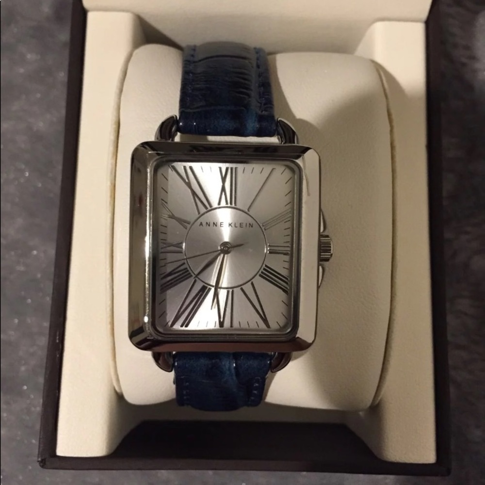 Blue Anne Klein Watch